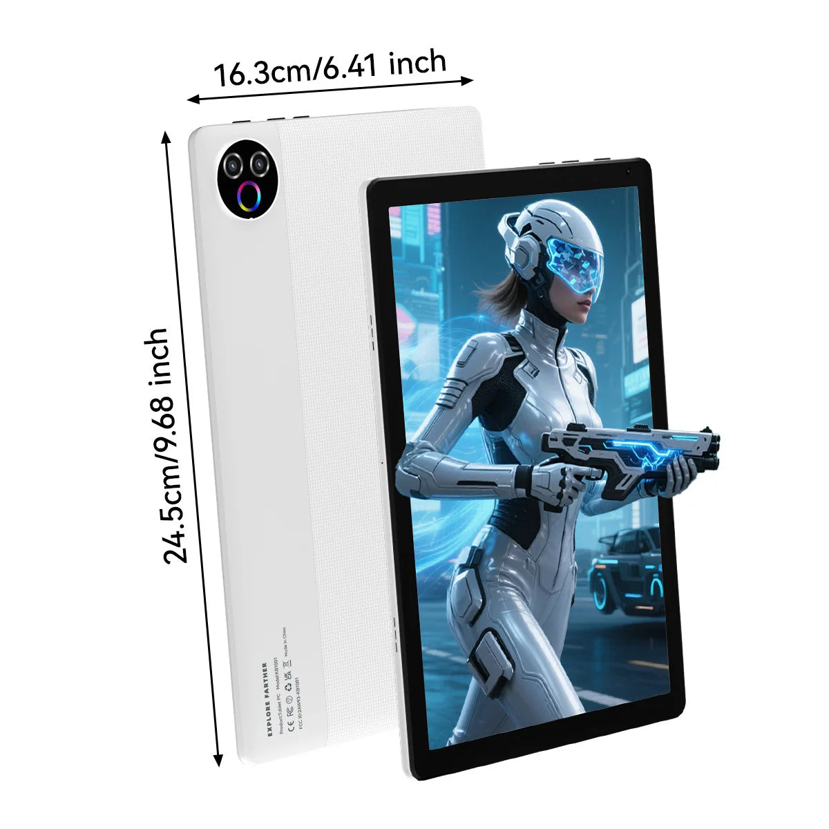 Android tablette 10.1 pouces 20 go RAM 64 go ROM 5 cœurs double caméra tablettes PC ensemble clavier/étui/souris/stylet/casque