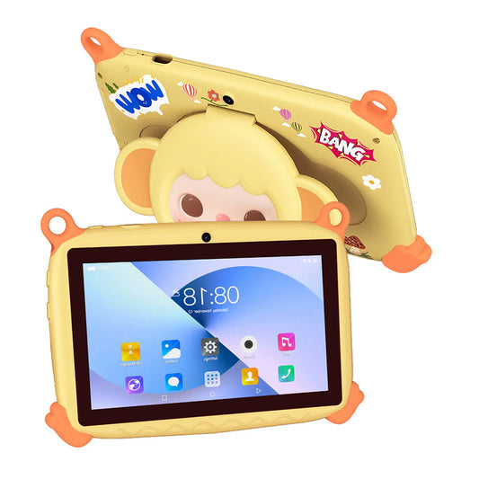 Tablette Android de 7 pouces pour enfants, Version globale, WiFi 5G, Quad Core, 4 go de RAM, 64 go de ROM, double caméra, cadeaux pour enfants