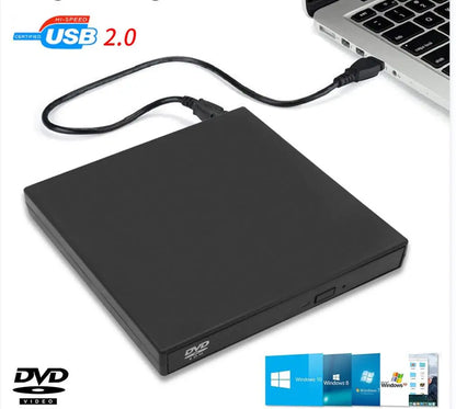 Lecteur CD DVD externe USB 2.0 mince protecteur lecteur de CD-RW